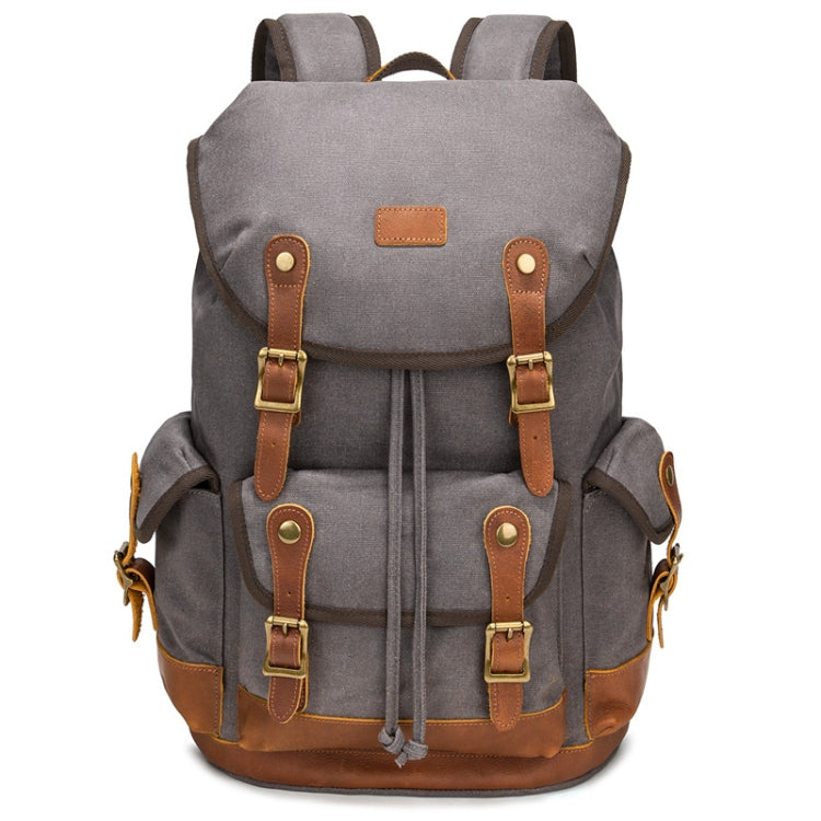 Retro Canvas Backpack Large Capacity Travel Computer Bag