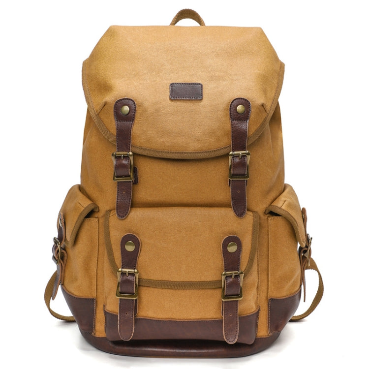 Retro Canvas Backpack Large Capacity Travel Computer Bag