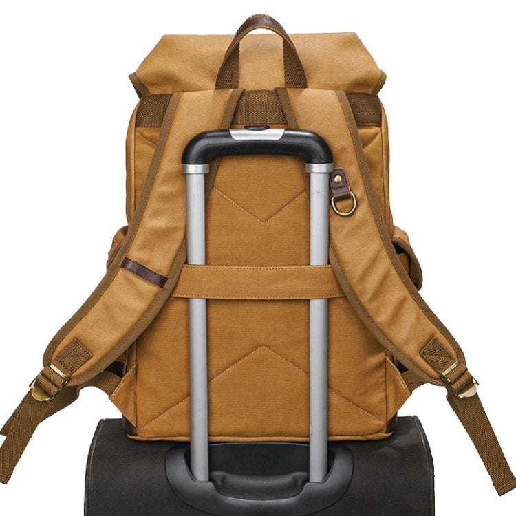 Retro Canvas Backpack Large Capacity Travel Computer Bag