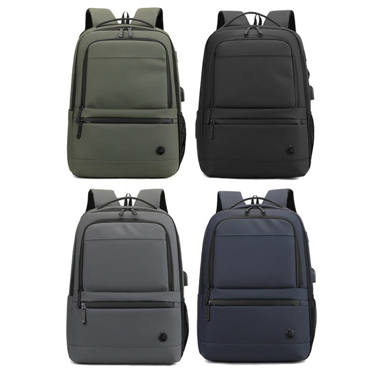 WEPOWER Men Expanded Casual Double Shoulder Bag Multifunctional USB Charging Backpack