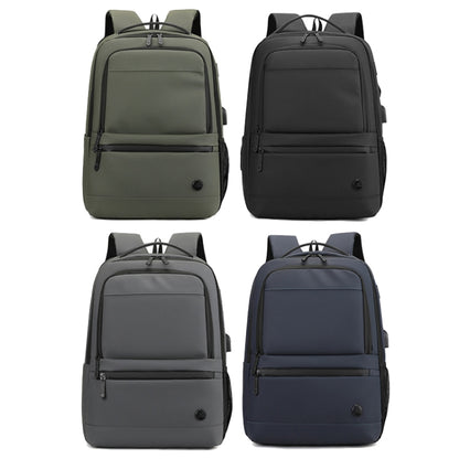 WEPOWER Men Expanded Casual Double Shoulder Bag Multifunctional USB Charging Backpack