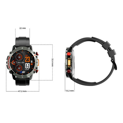 LOKMAT ZEUS3 Pro 1.39-Inch 5ATM Waterproof Outdoor Sports Bluetooth Call Smart Watch