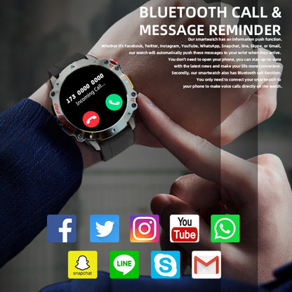 LOKMAT ZEUS3 Pro 1.39-Inch 5ATM Waterproof Outdoor Sports Bluetooth Call Smart Watch