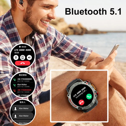 LOKMAT ZEUS3 Pro 1.39-Inch 5ATM Waterproof Outdoor Sports Bluetooth Call Smart Watch