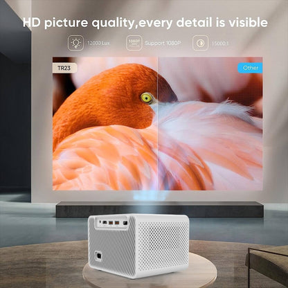 M10 Plus 1280x720P Projector 2.4G / 5G WIFI Bluetooth 5.2 Android 11 System Home Cinema, US Plug, AU Plug, UK Plug, EU Plug