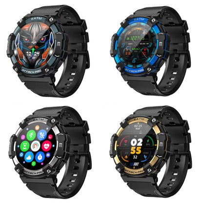 LOKMAT ATTACK 2 PRO 1.39-Inch 5ATM Waterproof Health Monitoring Bluetooth Smart Watch