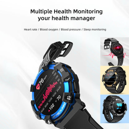 LOKMAT ATTACK 2 PRO 1.39-Inch 5ATM Waterproof Health Monitoring Bluetooth Smart Watch