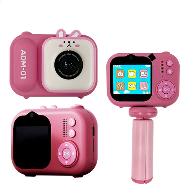 2.4 Inch IPS Screen 48MP Dual Lens Kids Digital Camera Mini Video Camera, Without TF Card Pink Bunny, Without TF Card Blue Fox, With 32G TF Card Pink Bunny, With 32G TF Card Blue Fox, With 64G TF Card Pink Bunny, With 64G TF Card Blue Fox