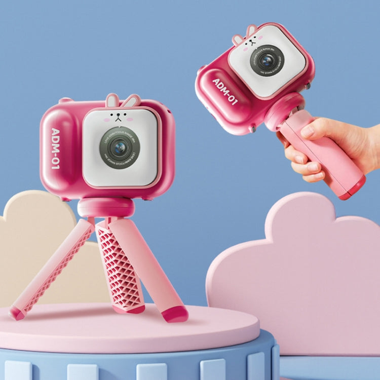 2.4 Inch IPS Screen 48MP Dual Lens Kids Digital Camera Mini Video Camera, Without TF Card Pink Bunny, Without TF Card Blue Fox, With 32G TF Card Pink Bunny, With 32G TF Card Blue Fox, With 64G TF Card Pink Bunny, With 64G TF Card Blue Fox