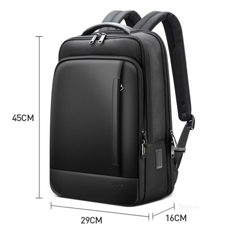 Bopai 61-51011 Large-Capacity Waterproof Business Laptop Backpack With USB+Type-C Port, 61-51011