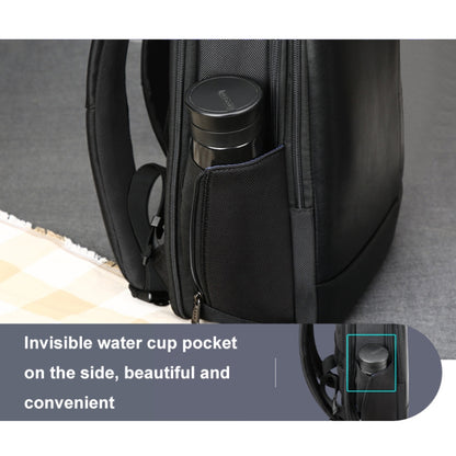 Bopai 61-51011 Large-Capacity Waterproof Business Laptop Backpack With USB+Type-C Port, 61-51011