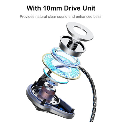 QKZ AK7 3.5mm Sports In-ear Stereo HIFI Heavy Bass Wired Earphones