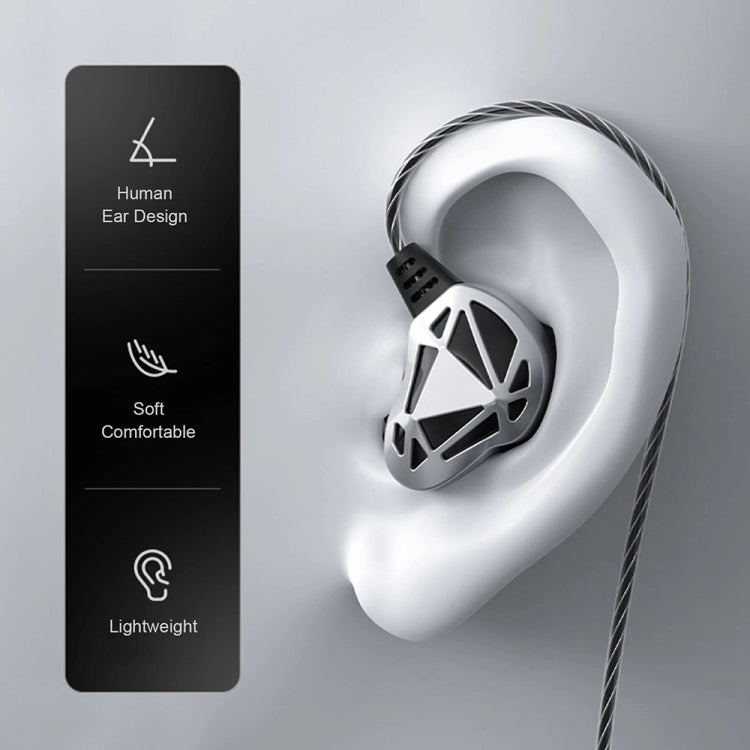 QKZ AK7 3.5mm Sports In-ear Stereo HIFI Heavy Bass Wired Earphones
