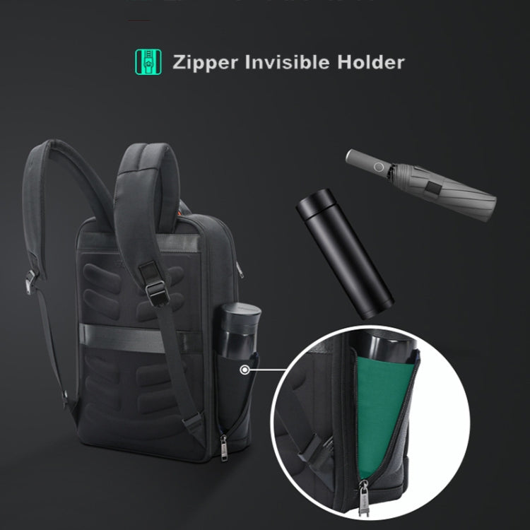 Bopai 61-53111 Large-capacity Waterproof Business Laptop Backpack With USB+Type-C Port, 61-53111