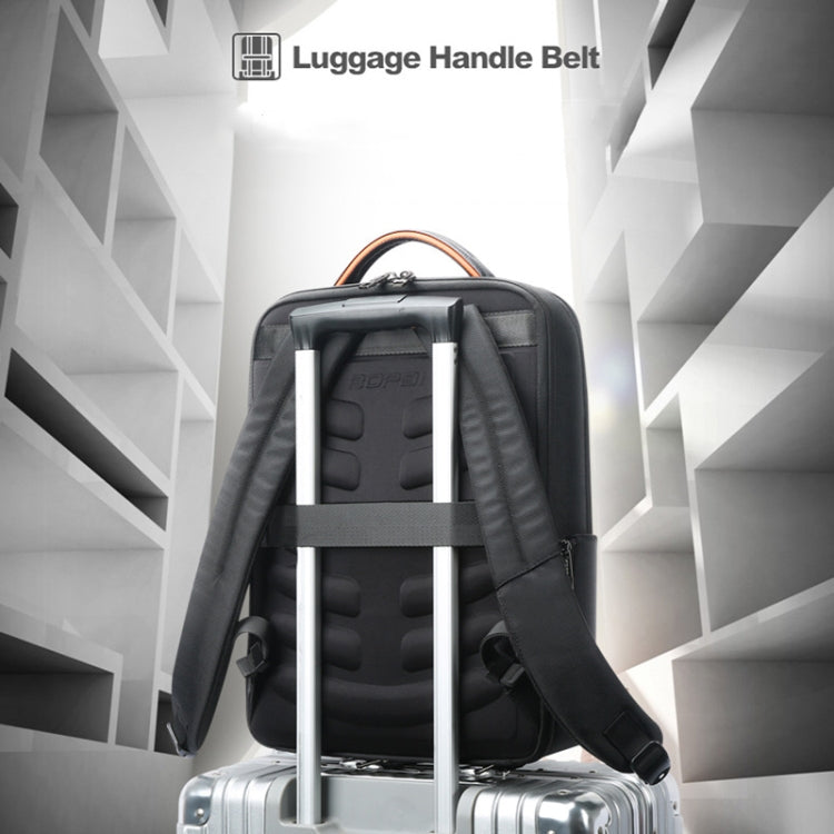 Bopai 61-53111 Large-capacity Waterproof Business Laptop Backpack With USB+Type-C Port, 61-53111