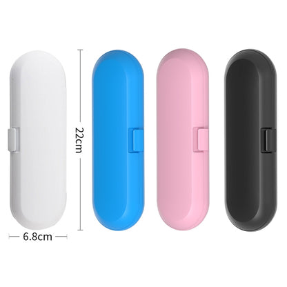 3 PCS Universal Sonic Electric Toothbrush Travel Portable Storage Box, Blue, Pink, Black