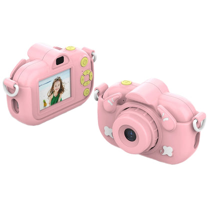 DC501 2.0-Inch 4X Zoom HD Digital Camera Mini Children Photography Camera, Pink, Blue, Yellow, Blue+32G, Yellow+32G