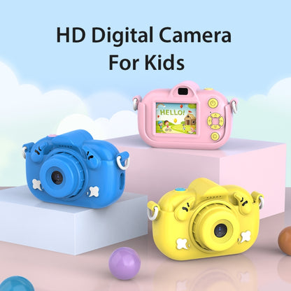 DC501 2.0-Inch 4X Zoom HD Digital Camera Mini Children Photography Camera, Pink, Blue, Yellow, Blue+32G, Yellow+32G