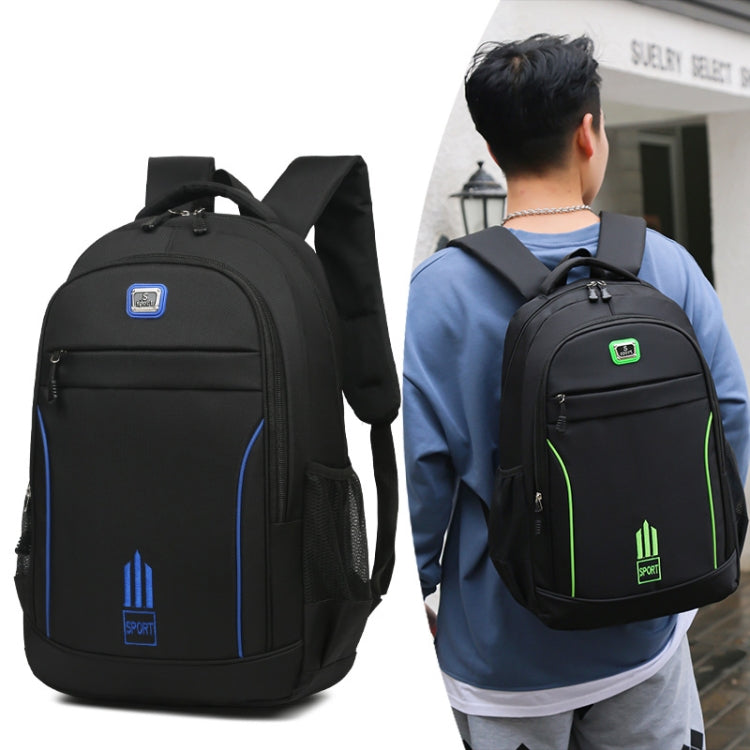 Men Backpack Nylon Oxford Knapsack Large Capacity Student Schoolbag