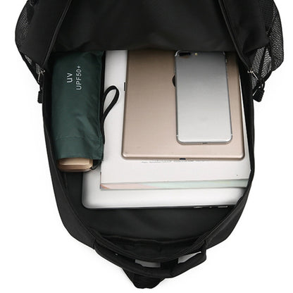 Men Backpack Nylon Oxford Knapsack Large Capacity Student Schoolbag