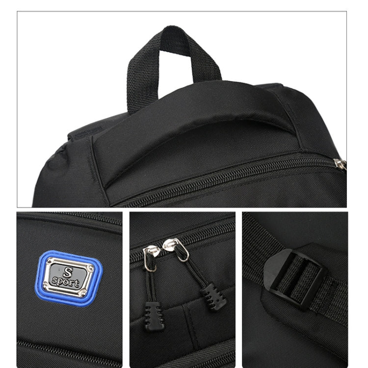 Men Backpack Nylon Oxford Knapsack Large Capacity Student Schoolbag