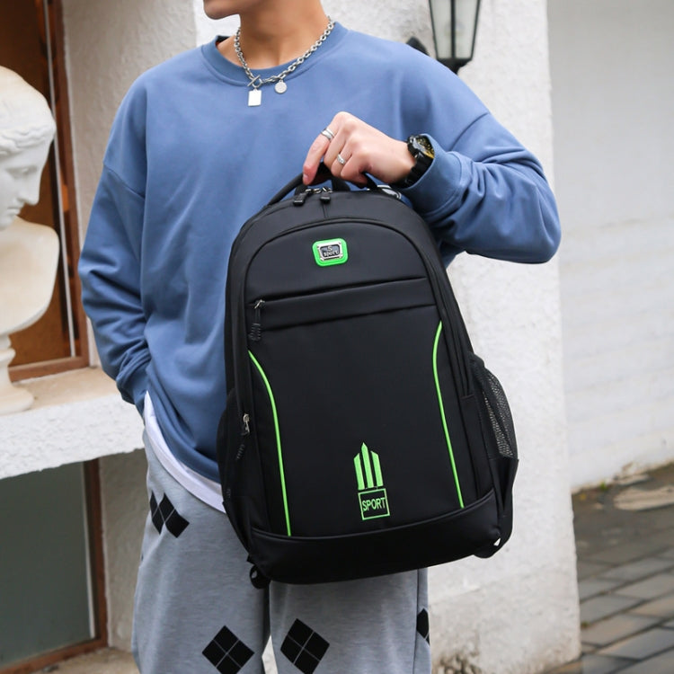 Men Backpack Nylon Oxford Knapsack Large Capacity Student Schoolbag