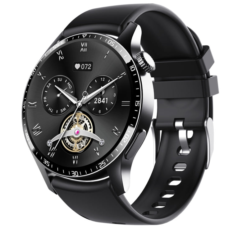 F207 Smart Watch 1.35-Inch Narrow Edge Screen Supports Bluetooth Calls / 24H Health Monitoring / 150+ Sports Modes, Black Silicone, Silver Gray Silicone, Black Milan, Silver Milan, Black 3-Beads Steel, Silver 3-Beads Steel, Black Brown Leather