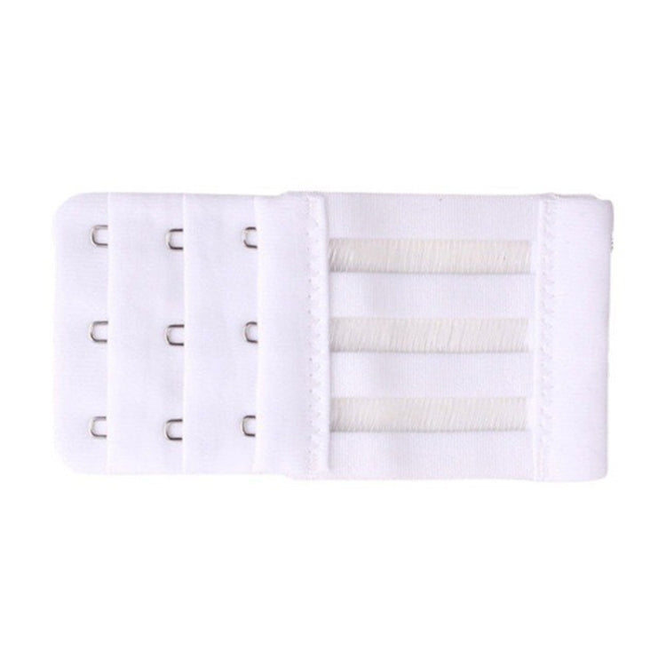 Women Underwear Extension Buckle 3 Row 3 Hook Elastic Bra Extension Straps Hasp