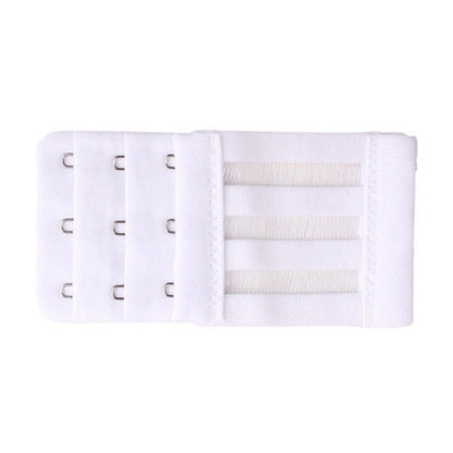 Women Underwear Extension Buckle 3 Row 3 Hook Elastic Bra Extension Straps Hasp