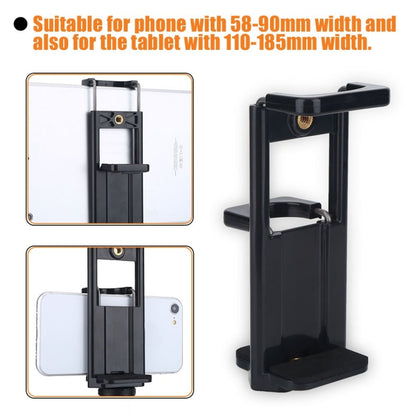 Universal 2 in 1 Tablet Phone Holder Clip Tripod Adapter Mount