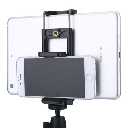 Universal 2 in 1 Tablet Phone Holder Clip Tripod Adapter Mount