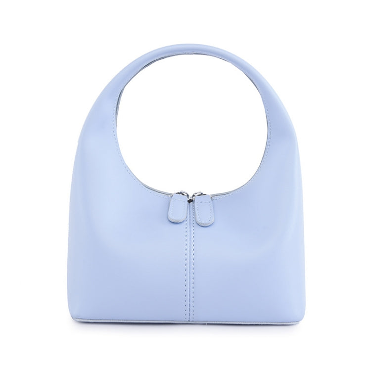 Simple Niche Leather Women Bag Pure Color Design Texture Handbag