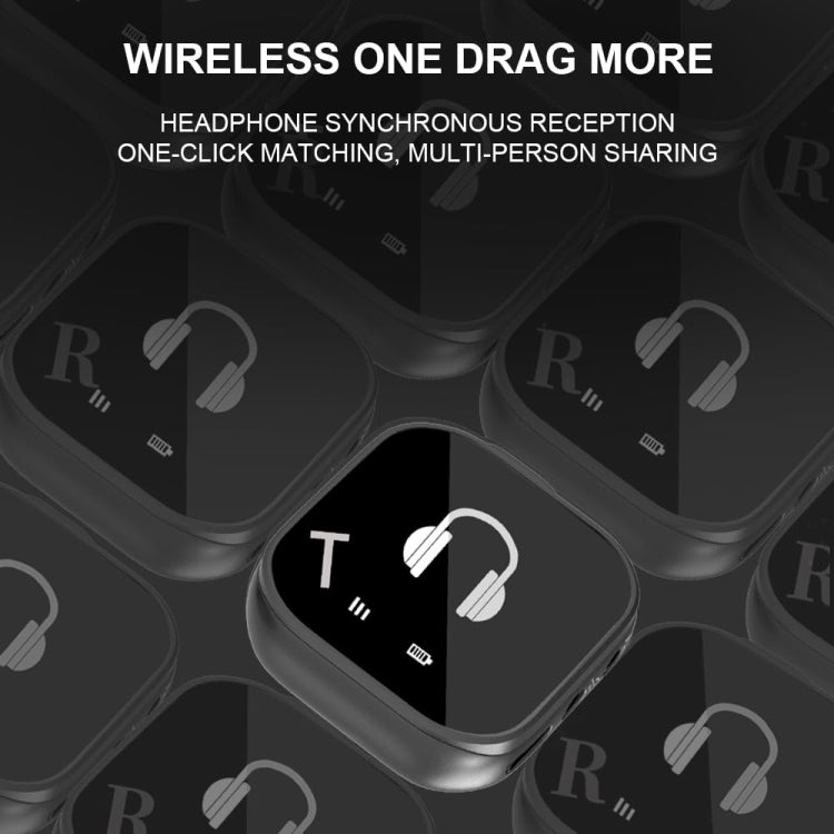 5.8G Wireless In Ear Monitor System Dual-Earphone Monitoring Transmitter Receiver, One To One, One To Two, One To Four