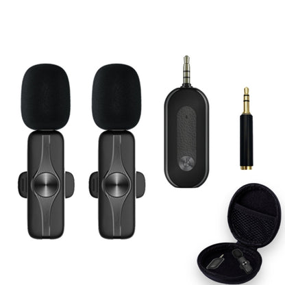 Elebest 3.5mm Wireless Lavalier Microphone Mini Clip-On Mic, One Drag One Set 1, One Drag One Set 2, One Drag One Set 3, One Drag Two Set 4