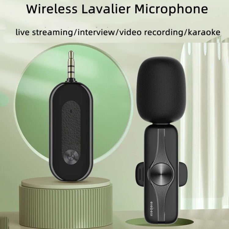 Elebest 3.5mm Wireless Lavalier Microphone Mini Clip-On Mic, One Drag One Set 1, One Drag One Set 2, One Drag One Set 3, One Drag Two Set 4