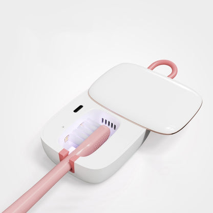 YG-02 Mini UVC Ultraviolet Toothbrush Disinfection Box Portable USB Charging Travel Sterilizer