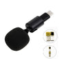 Mobile Phone Live Broadcast Microphone, 3.5 Straight Head 3-section Plug (Sponge Cover), 3.5 Straight Head 4-section Plug (Sponge Cover), 3.5 Straight Head 2-section Plug (Sponge Cover), TYPE-C Straight Head Jerry Solution (Sponge Cover)