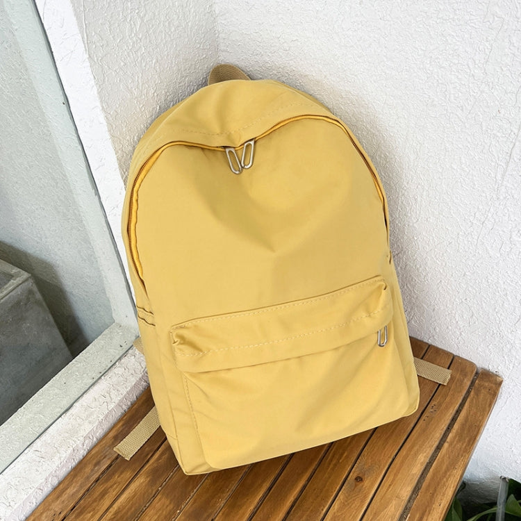 Women Solid Color Backpack Simple Travel Commuter Bag Satchel