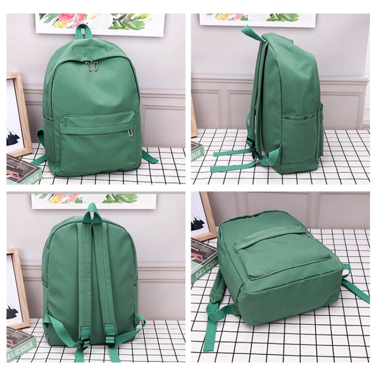 Women Solid Color Backpack Simple Travel Commuter Bag Satchel