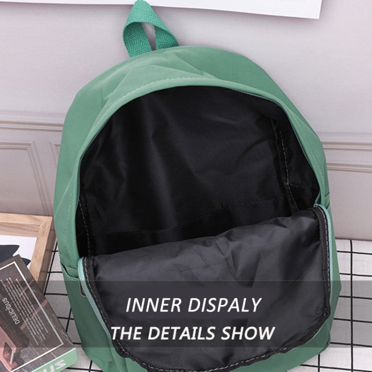 Women Solid Color Backpack Simple Travel Commuter Bag Satchel