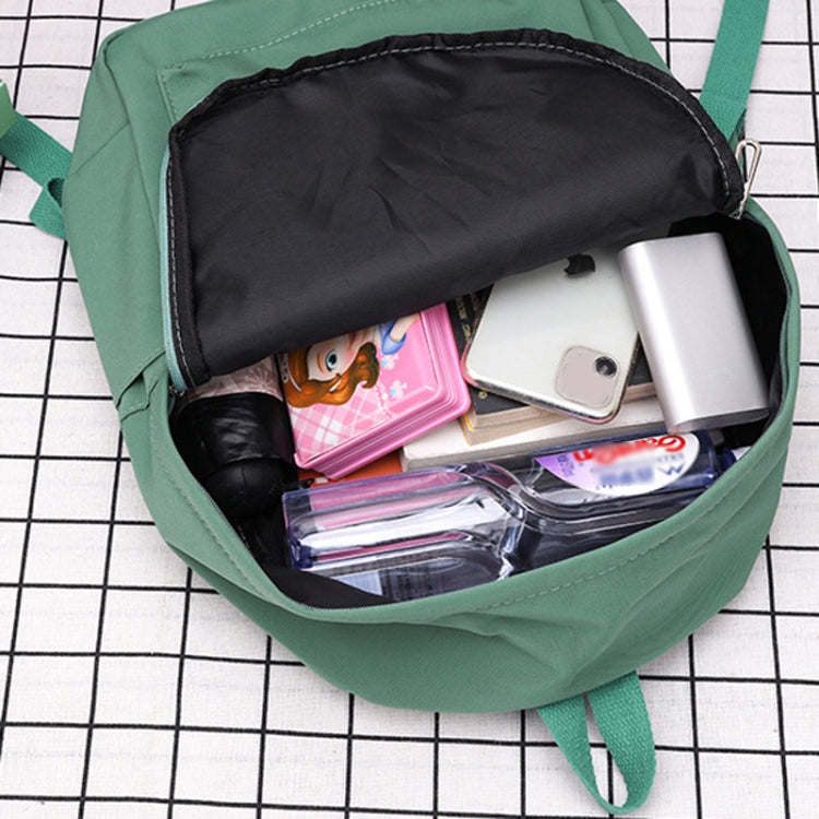 Women Solid Color Backpack Simple Travel Commuter Bag Satchel