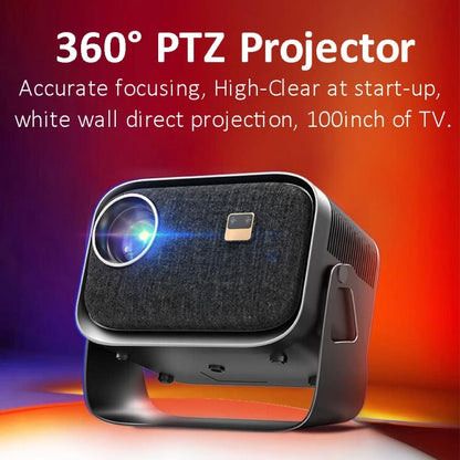 Portable Mini Projector Smart Home Theater, Android 4K HD Version, Same Screen Version For Mobile Phone