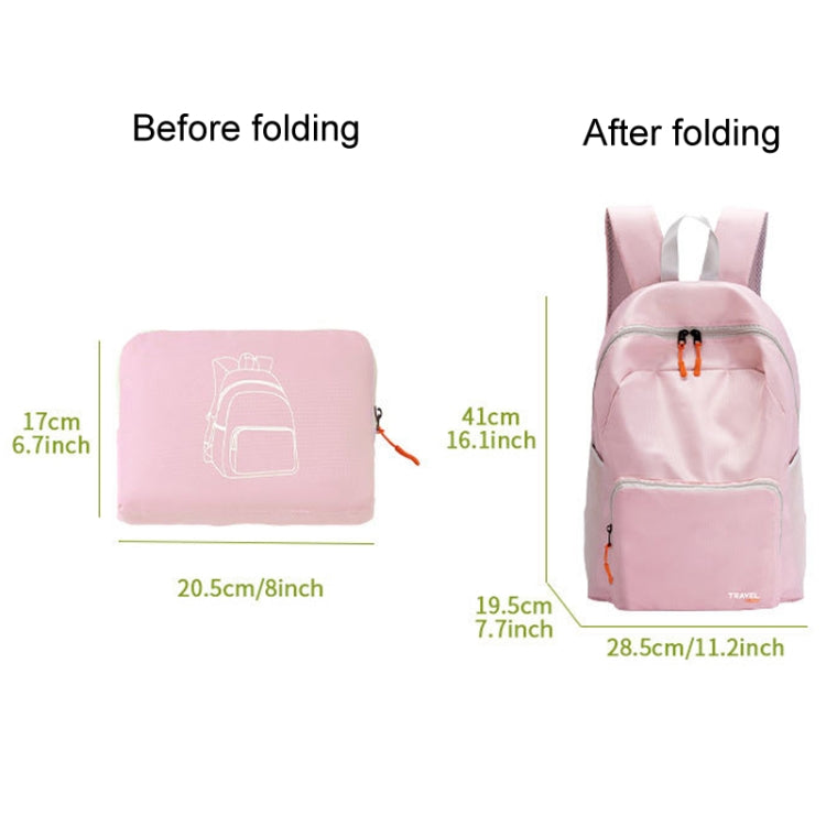 Lightweight Sports Mountaineering Bag Portable Folding Double Shoulder Backpack