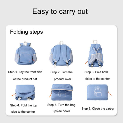 Lightweight Sports Mountaineering Bag Portable Folding Double Shoulder Backpack