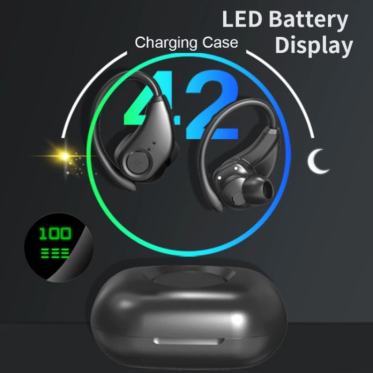 Bluedio S6 Sports Wireless Stereo Bluetooth Earphones With Battery Level Display Charging Bin, S6