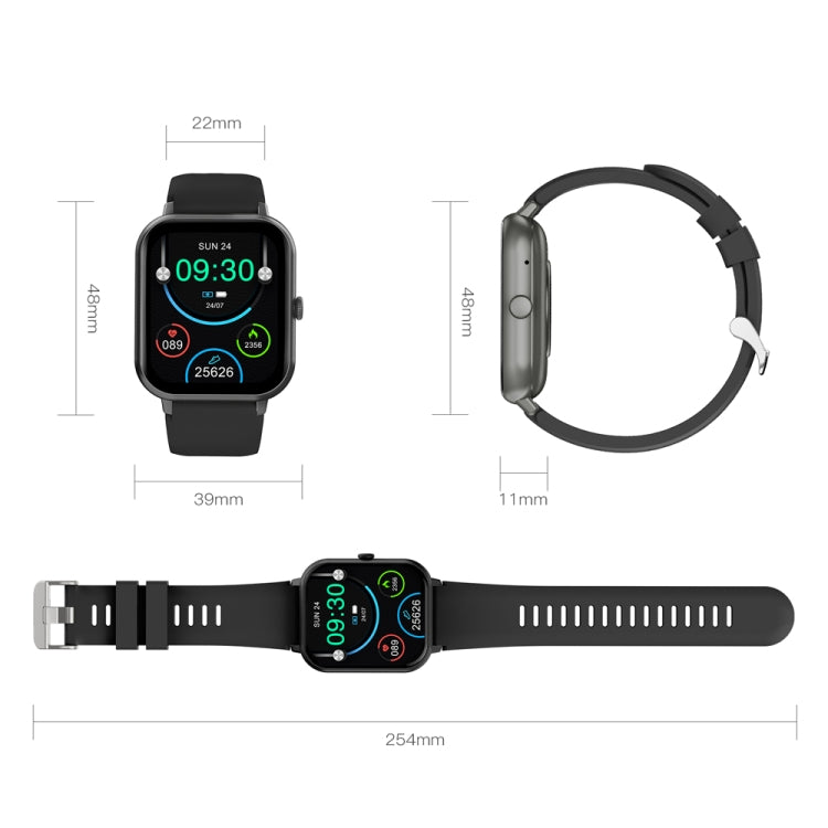 1.83 inch Touch Screen AI Voice Heart Rate / Blood Oxygen / Blood Pressure / Sleep Monitoring Bluetooth Smartwatch