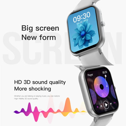 1.83 inch Touch Screen AI Voice Heart Rate / Blood Oxygen / Blood Pressure / Sleep Monitoring Bluetooth Smartwatch