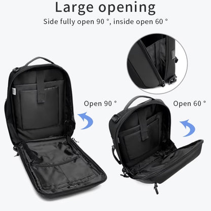 Ozuko Business Laptop USB Backpack Men Schoolbag