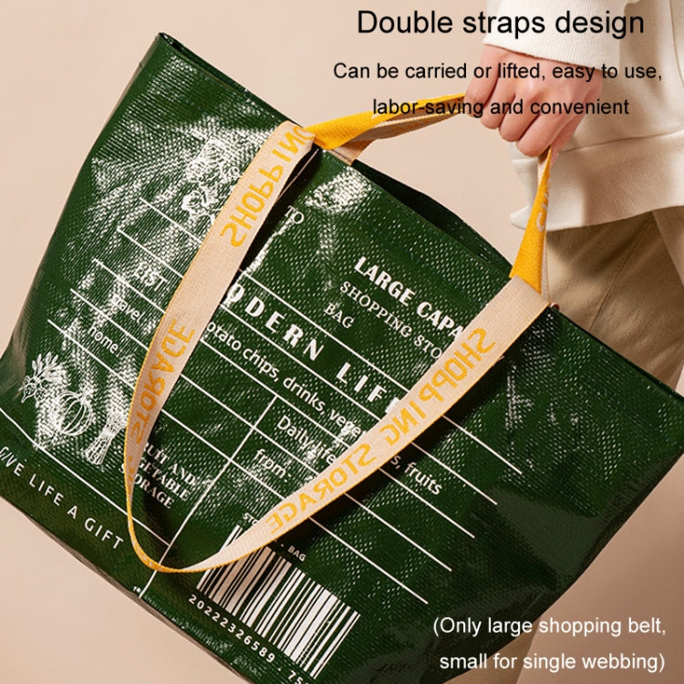 Eco-friendly Portable Large Capacity Shopping Bag Waterproof Folding Travel Bag, Large Green, Large Beige, Small White, Small Yellow