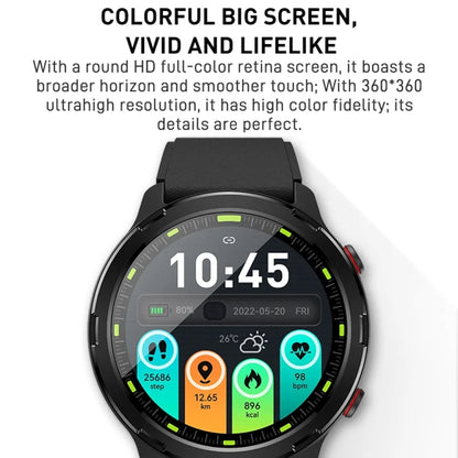 Outdoor GPS Sport Watch 1.32inch HD Round Screen Multi Sport Mode Smartwatch